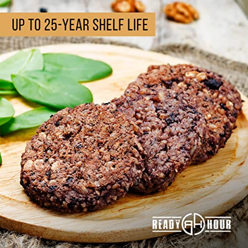 Emergency Black Bean Burger Mix: 60 Servings, 25-Year Shelf Life