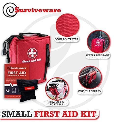 Compact 100pc First Aid Kit for Emergencies