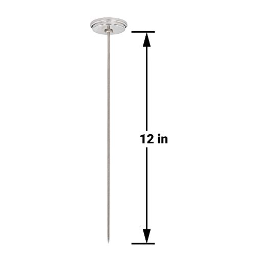 12" Soil & Compost Thermometer + Digital Composting Guide