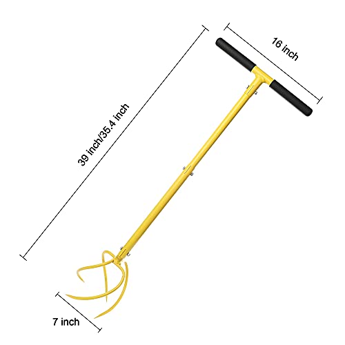 Adjustable Hand Tiller for Self-Reliant Gardening