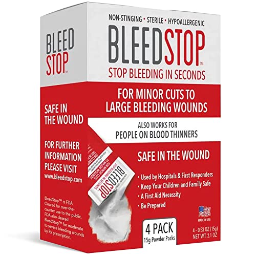 BleedStop™ First Aid Powder - 4 (15g) Pouches