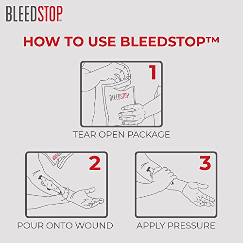 BleedStop™ First Aid Powder - 4 (15g) Pouches