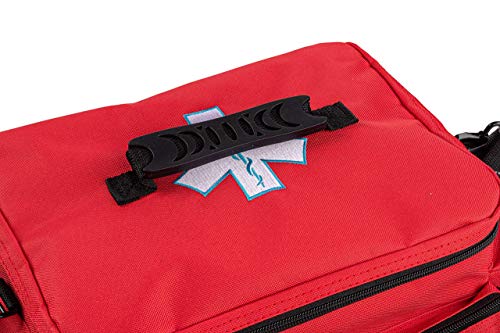 First Aid EMT/EMS Trauma Kit - Red, 200+ Supplies