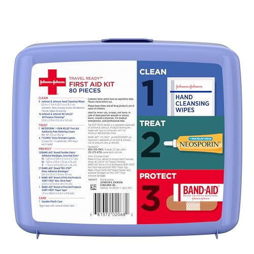 Portable Emergency First Aid Kit, Ideal for Travel