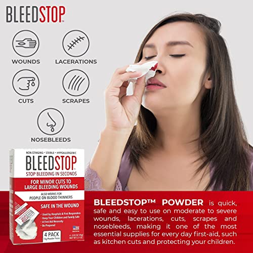 BleedStop™ First Aid Powder - 4 (15g) Pouches
