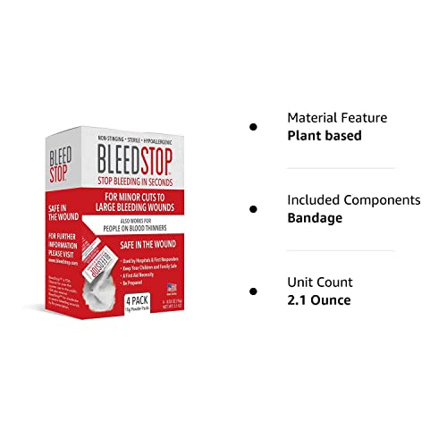 BleedStop™ First Aid Powder - 4 (15g) Pouches