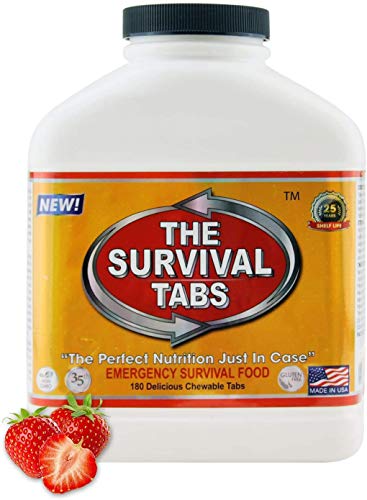 15-Day Survival Tabs: Emergency Food Ration (180 tabs)