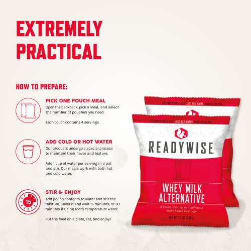 ReadyWise 64-Piece Survival Backpack: Bug-Out Bag Freeze-Dried