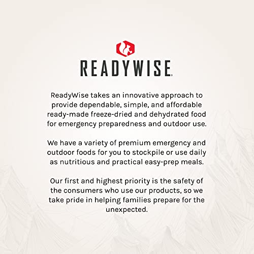 ReadyWise 64-Piece Survival Backpack: Bug-Out Bag Freeze-Dried