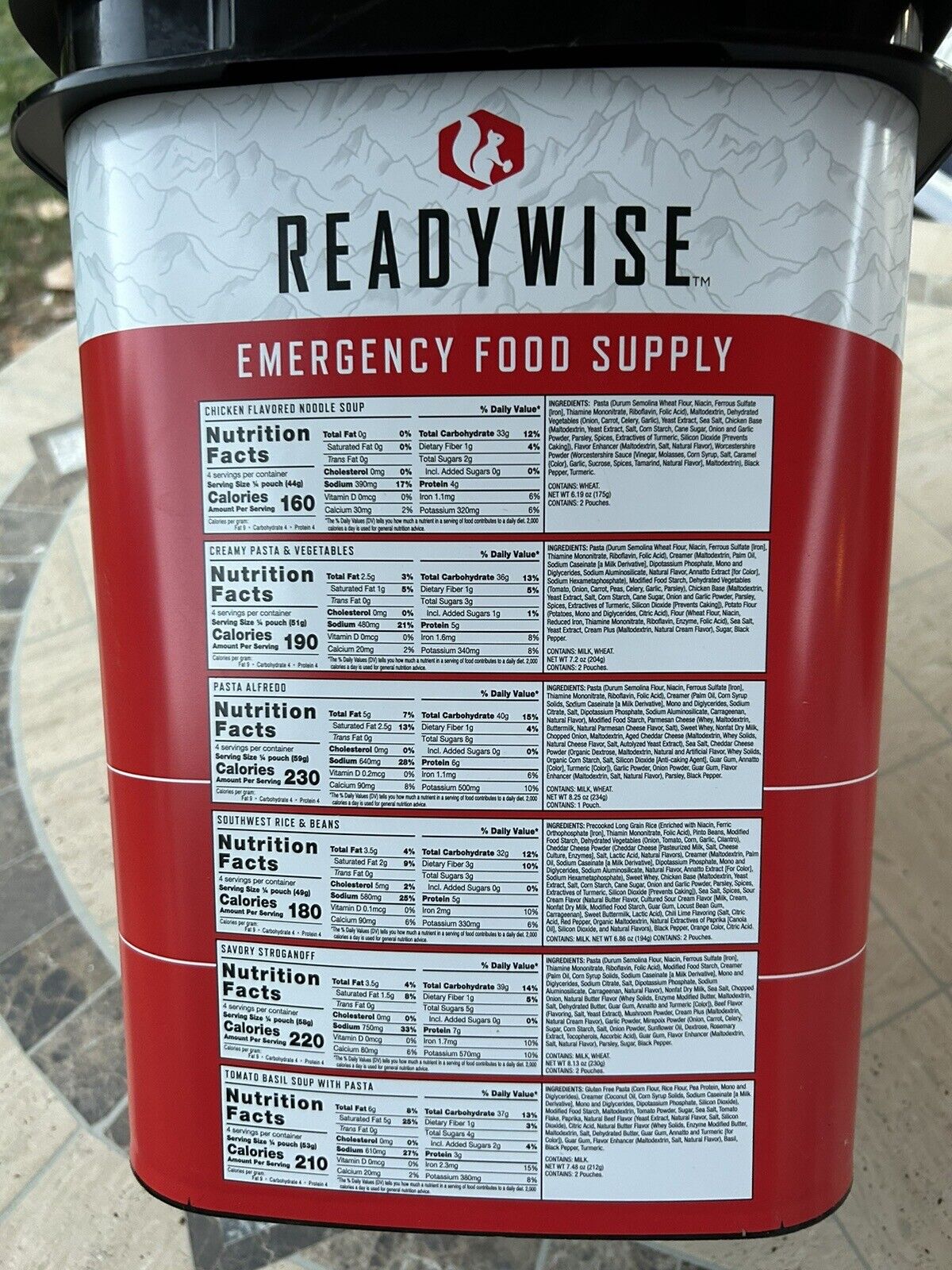 Ultimate Preparedness Pack - 124 Serving Emergency Food