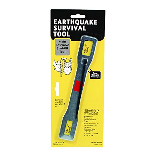 Earthquake Survival Tool: Emergency Gas Shut Off Wrench