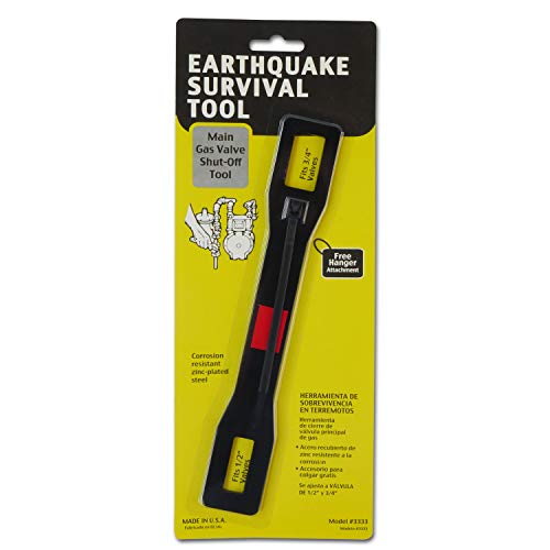 Earthquake Survival Tool: Emergency Gas Shut Off Wrench
