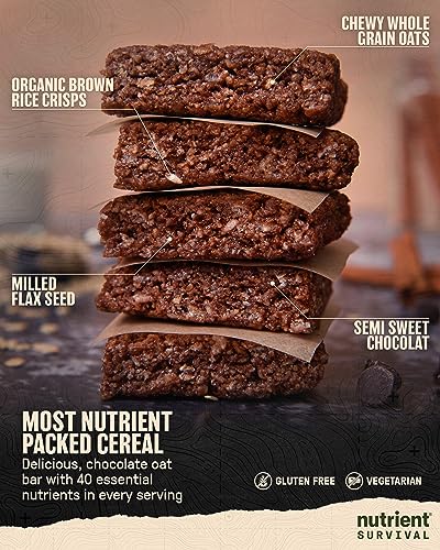 Chocolate Crunch Bars: Nutrient Survival Emergency Meal