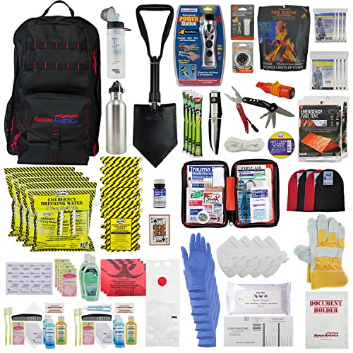 Elite 4-Person Emergency Kit with 3-Day Backpack