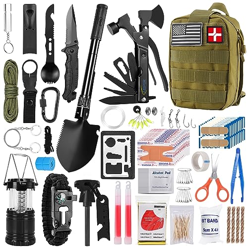 170-Piece Survival Kit with Essential Gear for Outdoor Adventures