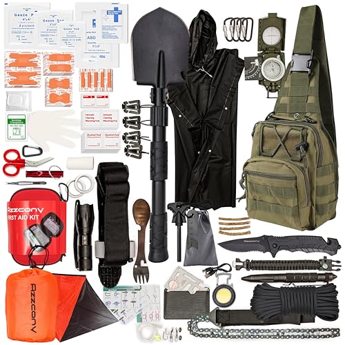 250 PCS Emergency Survival First Aid Kit with Tourniquet