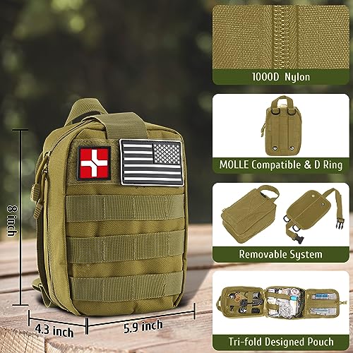 170-Piece Survival Kit with Essential Gear for Outdoor Adventures