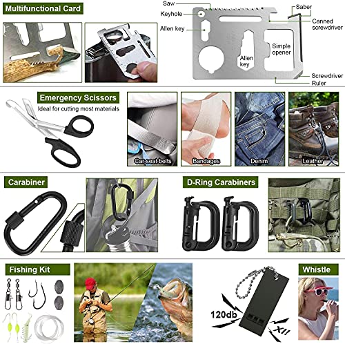 32-in-1 Professional Emergency Survival Gear Kit for Men