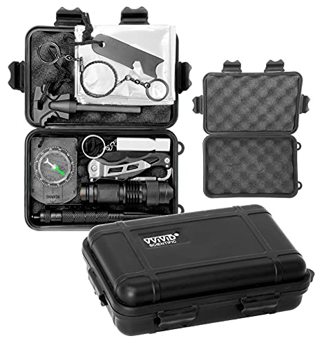 VViViD 10-Piece Outdoor Emergency Survival Kit