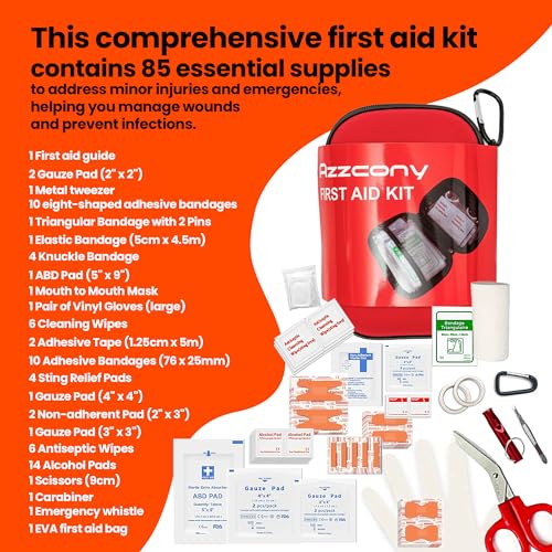 250 PCS Emergency Survival First Aid Kit with Tourniquet