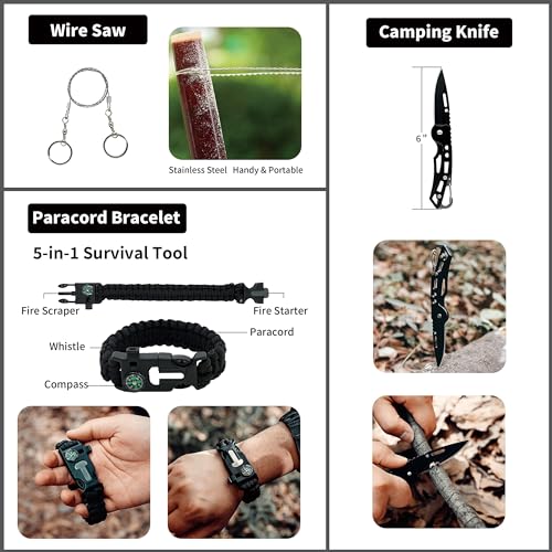 RHINO RESCUE Small First Aid/Survival Kit- Emergency Gear