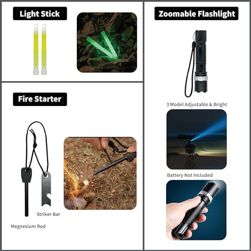 RHINO RESCUE Small First Aid/Survival Kit- Emergency Gear