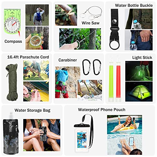 235pc Emergency Survival Kit - First Aid IFAK Bag