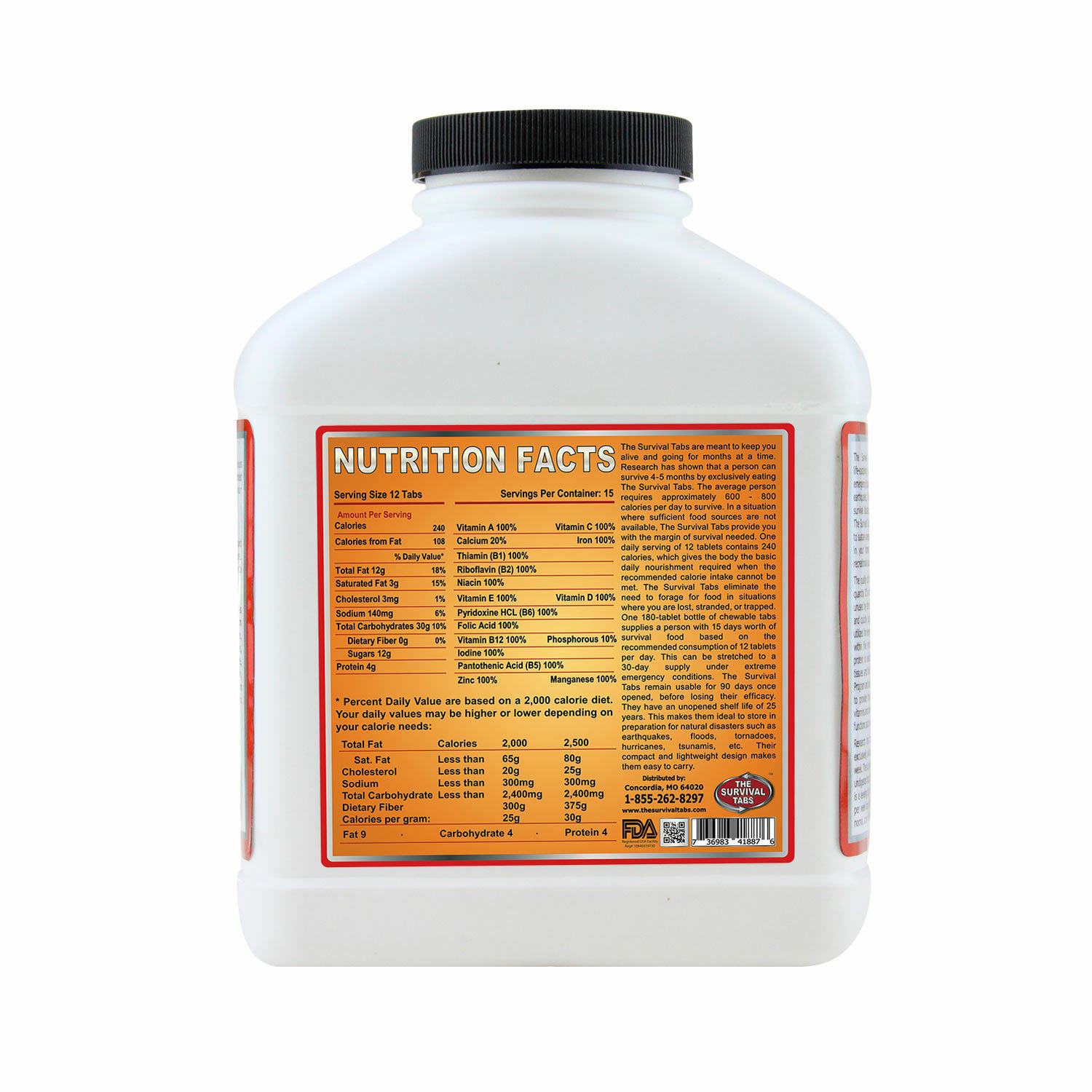 120-Day Emergency Survival Food Variety Pack