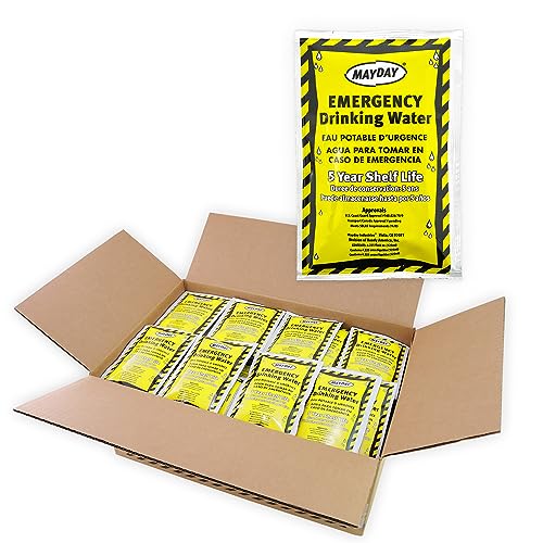 Emergency Water Pouches - 50 Pack
