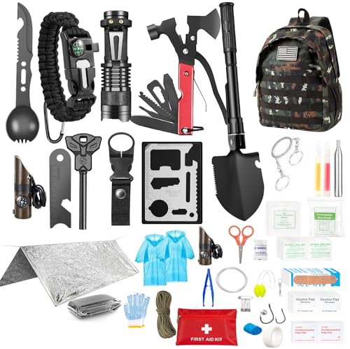 250-Piece Camping Survival Kit for Outdoor Emergencies