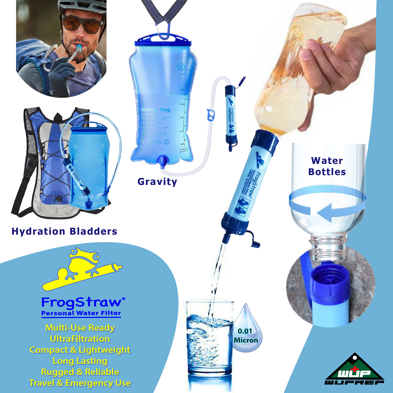 USA Camping Water Filtration System for Emergency Preparedness