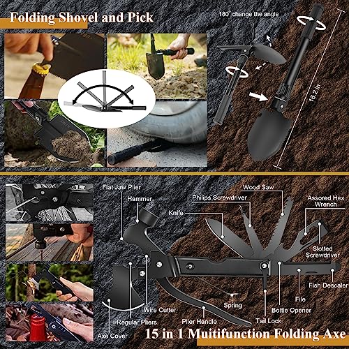 318 PCS Emergency Survival Kit, First Aid, Camping