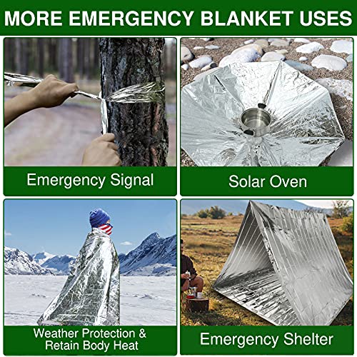 Cobra Mylar Emergency Space Blankets x4 Survival Gear