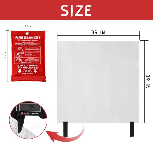 Auto-Out Emergency Fire Blanket Set: Home, Kitchen, Grill