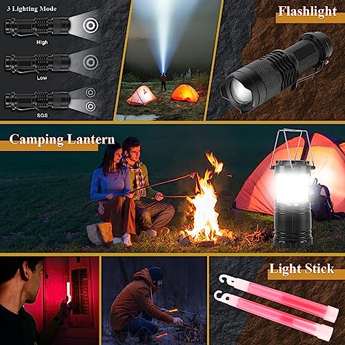 318 PCS Emergency Survival Kit, First Aid, Camping