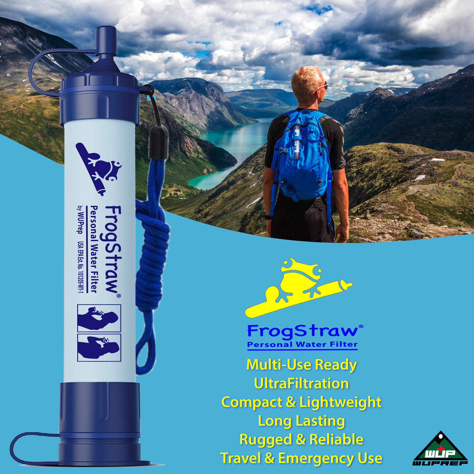 USA Camping Water Filtration System for Emergency Preparedness