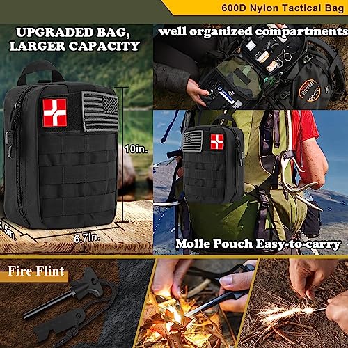 318 PCS Emergency Survival Kit, First Aid, Camping