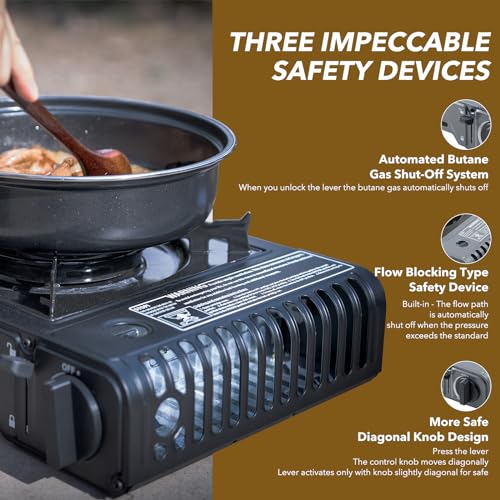 Penguin Portable Camping Stove - Carrying Case Included