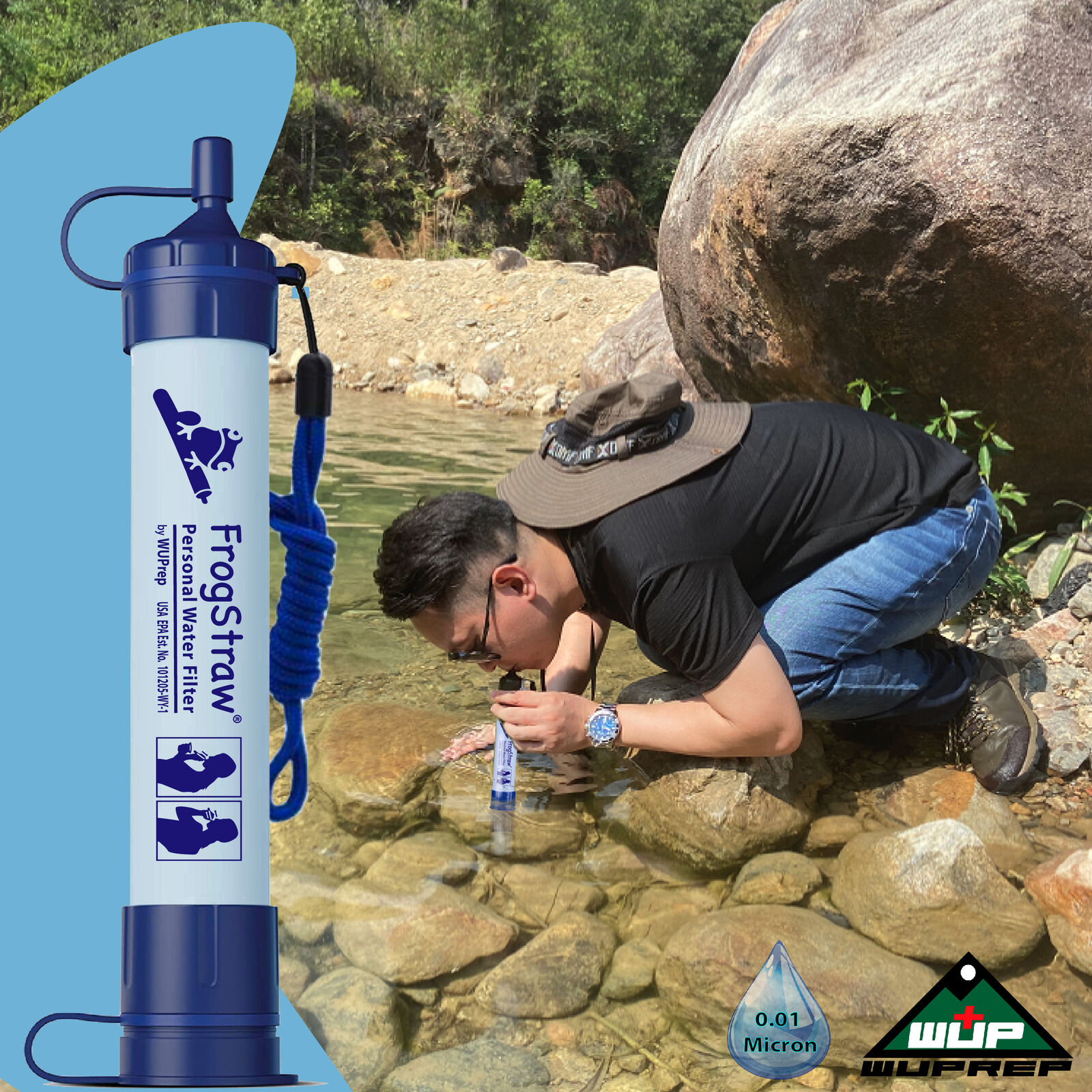 USA Camping Water Filtration System for Emergency Preparedness