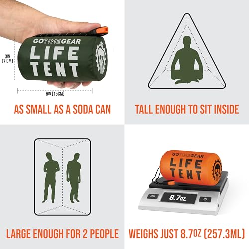 Go Time Gear 2 Person Emergency Life Tent
