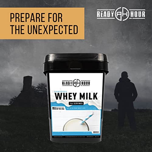 Portable Bulk Powdered Milk: 144 Servings, 25-Year Shelf Life