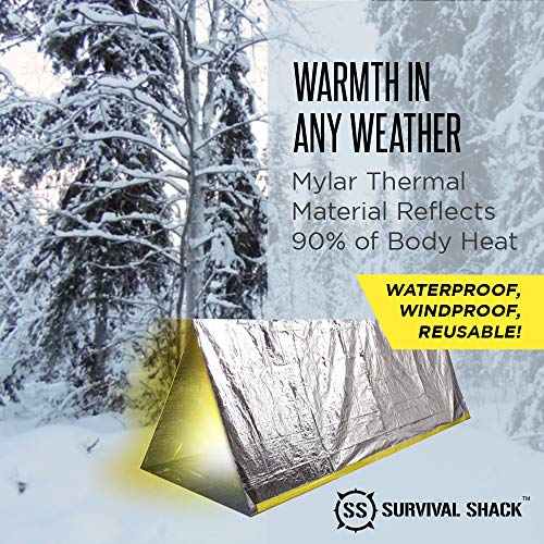 Emergency Survival Shelter Tent | 2 Person Mylar Thermal