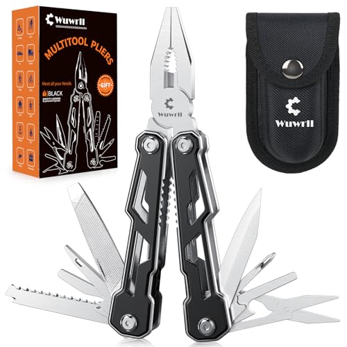 16-in-1 Stainless Steel Multitool for Camping and Survival