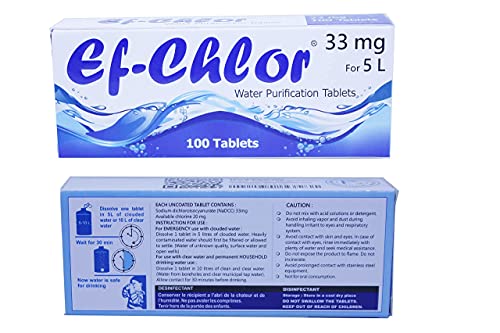 Potable Water Purification Tablets/Drops - Emergency, Survival, Travel