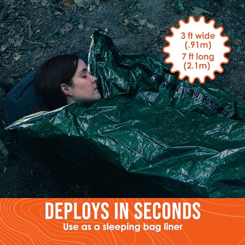 Emergency Bivy Sack - Thermal Survival Tent & Sleeping Bag