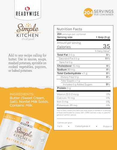 ReadyWise - 204 Servings - Long Term Food Supply