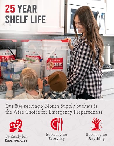 Emergency Food Supply - 3 Months, 894 Servings