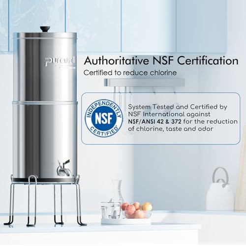 Purewell 3-Stage Water Filter System, NSF Certified