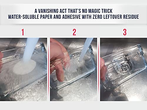 Dissolvable Canning Labels for Jars - Removable Stickers