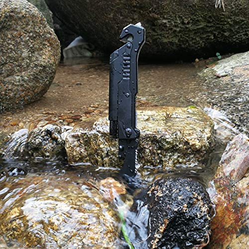 ALBATROSS 6-in-1 Tactical Survival Folding Knives (Black)